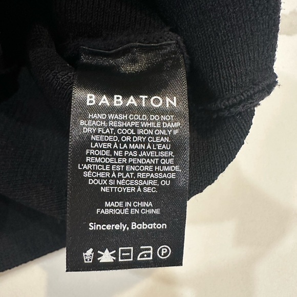 Aritzia Babaton Square Neck Black Top-Size Medium - Picture 6 of 9